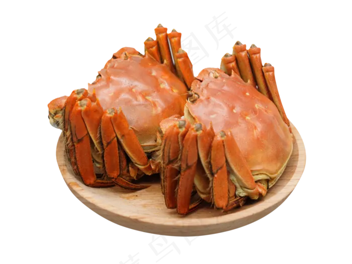 大闸蟹新鲜蒸蟹,免抠元素(4000*3000px 300 dpi )