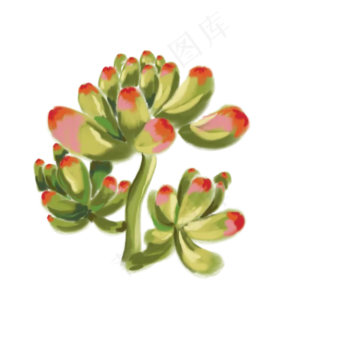 盛开茂盛的花朵免抠装饰(2000X2000(DPI:132))psd模版下载