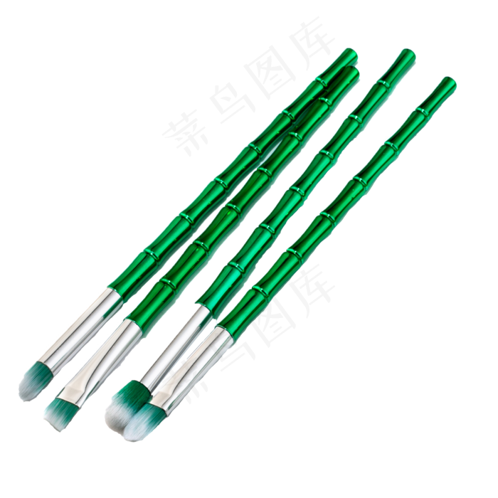 绿色真实笔刷元素