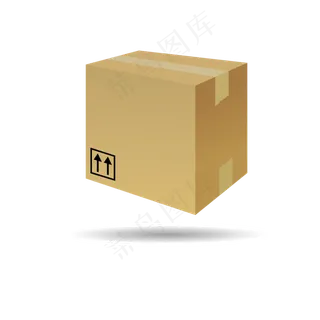 618购物节物流箱矢量图