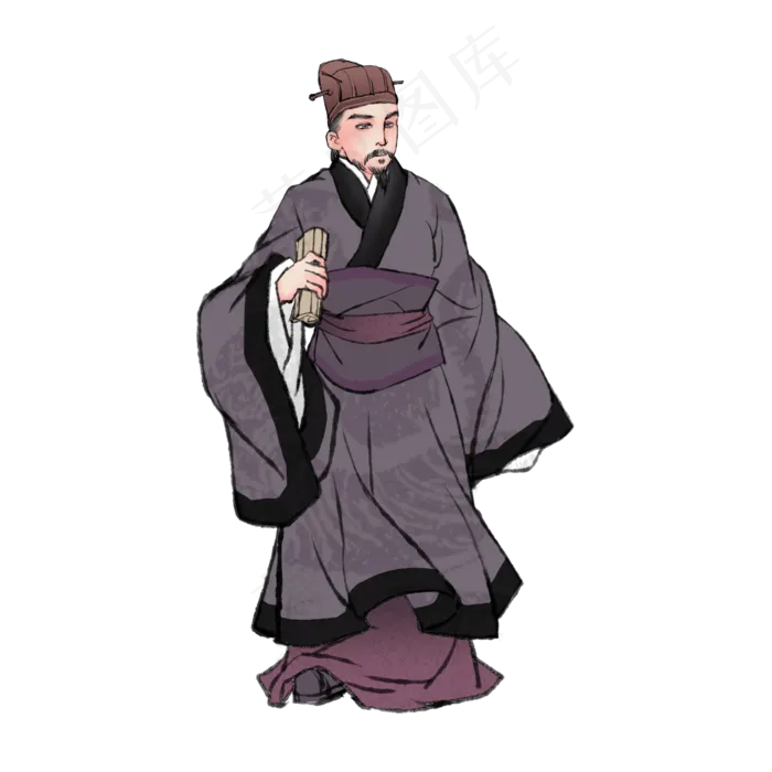 商鞅变法革新国学人物,免抠元素(2000X2000(DPI:300))psd模版下载