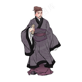 商鞅变法革新国学人物,免抠元素