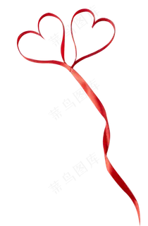 丝带爱心心形