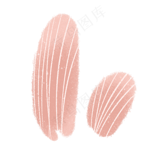 浅色用于点缀的卡通树叶