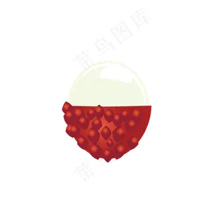 荔枝元素水果元素