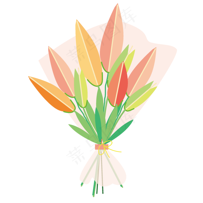 百合花手捧花
