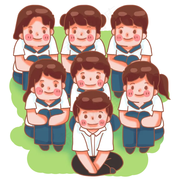 毕业季班级合照(2000X2000(DPI:300))psd模版下载