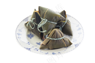 粽子白底食物图
