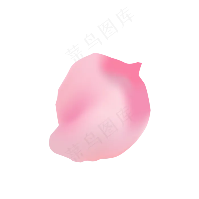 矢量手绘桃花花瓣3可商用元素,免抠元素