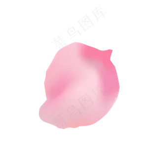 矢量手绘桃花花瓣3可商用元素,免抠元素