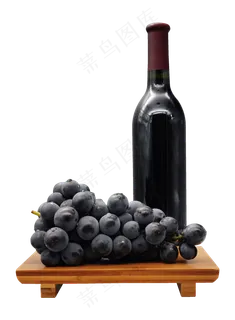 紫色葡萄水果