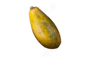 一个完整的木瓜水果