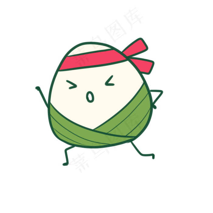 加油喝彩的小粽子