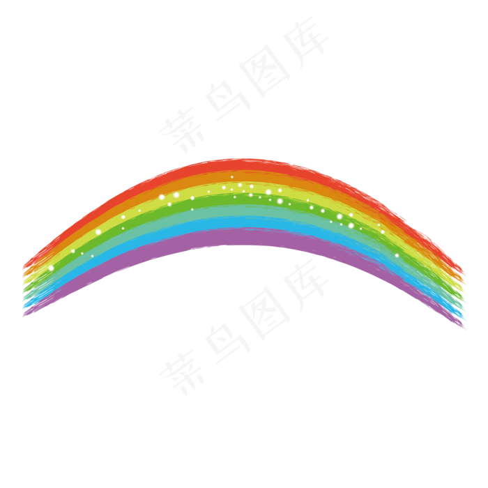 彩虹水彩彩虹(3000X3000(DPI:72))ai矢量模版下载