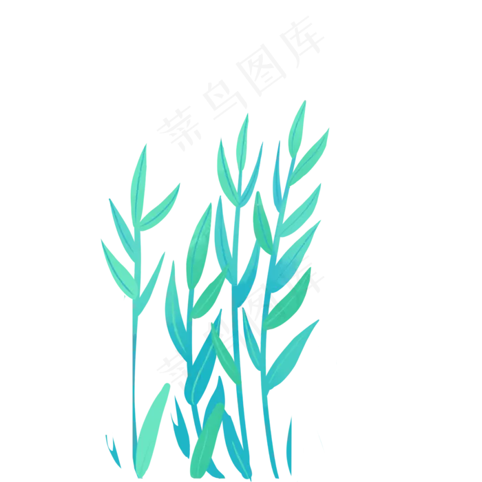 春天植物绿叶(2000X2000(DPI:300))psd模版下载