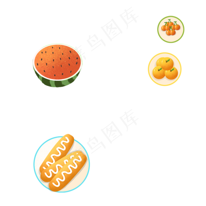 水果面包食物