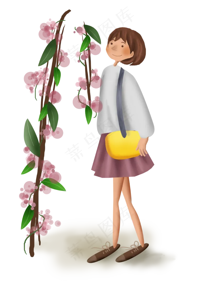 世界旅游日旅行的女孩(3720X5412(DPI:300))psd模版下载