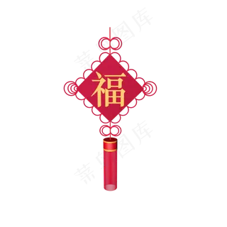 3D喜庆福字C4D中国结春节活动素材,免抠元素