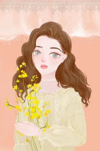 文艺女孩花季少女