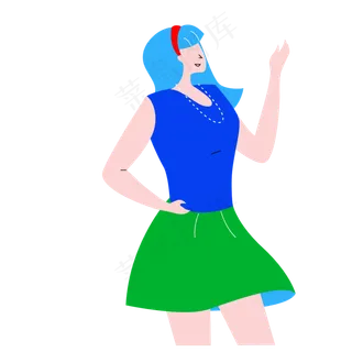 618购物女人装饰素材