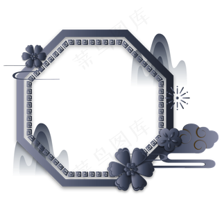 后现代灰色系边框