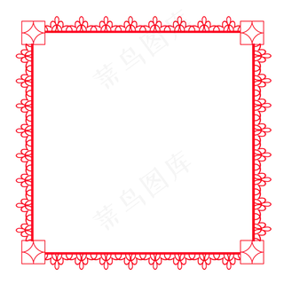 中国风喜庆边框唯美图案元素,免抠元素