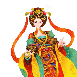 女王华丽中国风女皇