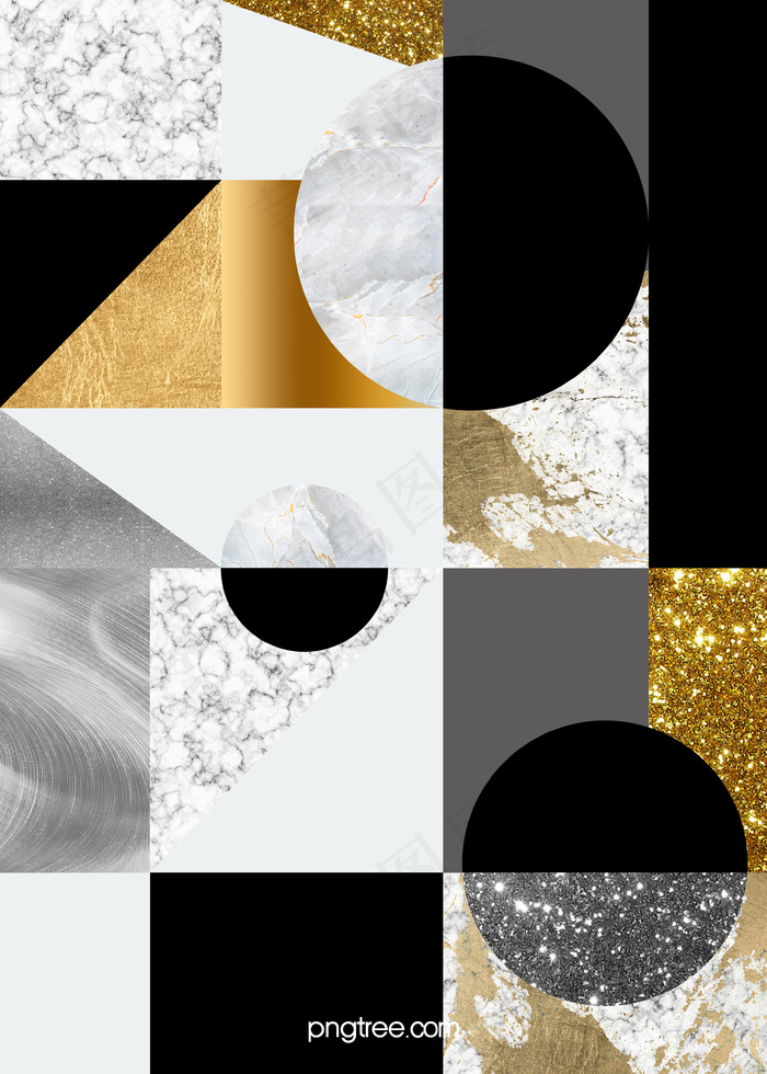 创意感几何大理石抽象背景