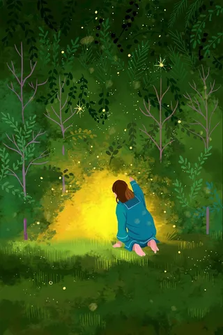 春季春天旅行春游绿色植物