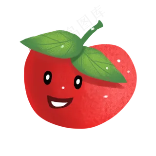 手绘卡通水果png素材