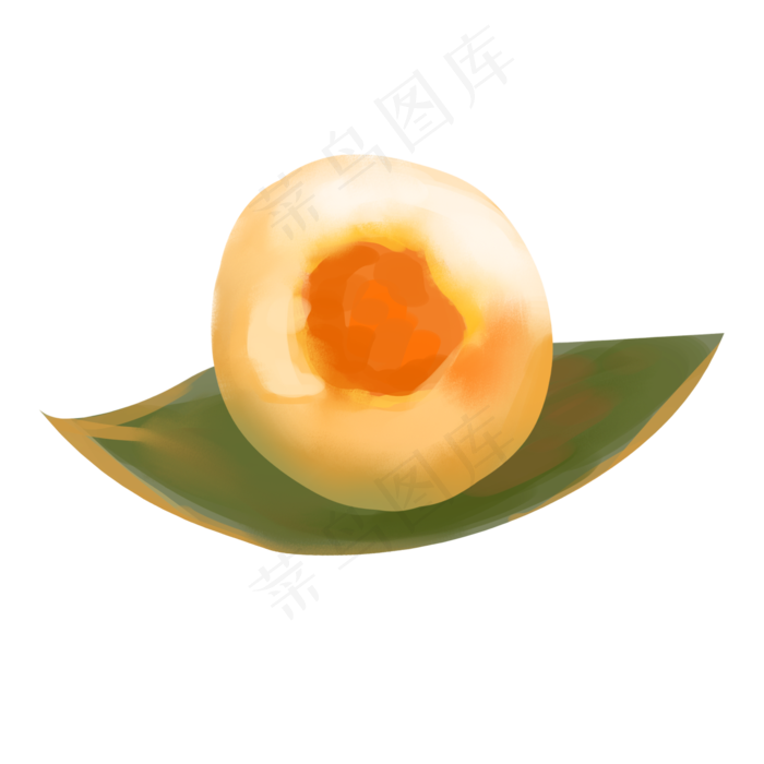 黄色糯米棕色插图(2000X2000(DPI:300))psd模版下载