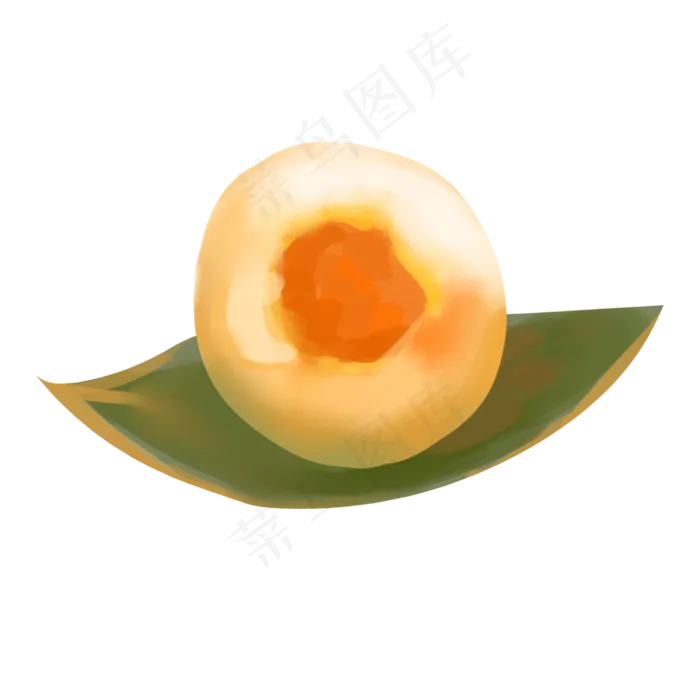 黄色糯米棕色插图(2000X2000(DPI:300))psd模版下载