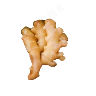 灰色创意生姜食物元素,免抠元素