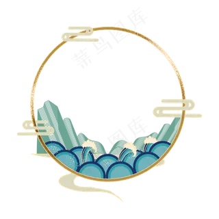 中国风国潮边框