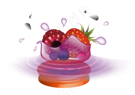 夏季红色水果复盆子