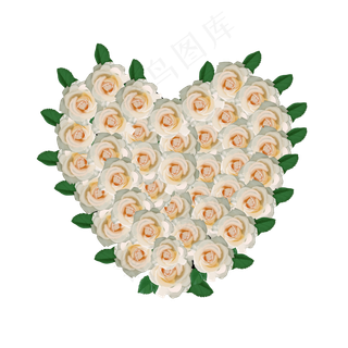 白色小清新玫瑰花