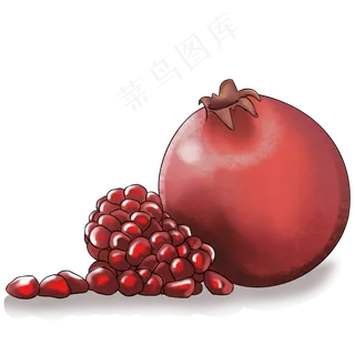 新鲜美味的水果红石榴