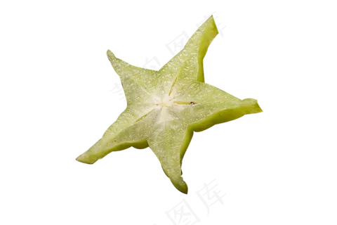 一片切开水果杨桃 一片切开水果杨桃