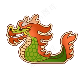 端午节Q版卡通手绘元素龙舟