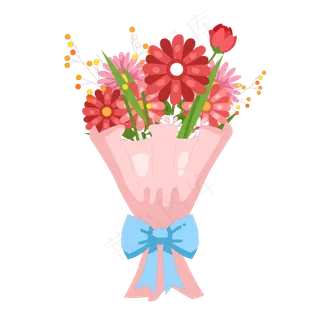 清新花朵浪漫礼物手捧花