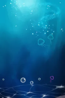 海洋世界水母psd分层banner 海洋世界水母psd分层banner