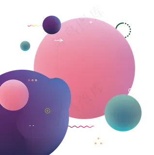科技风渐变矢量图,免抠元素 科技风渐变矢量图,免抠元素