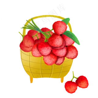 果水果果子荔枝满钵