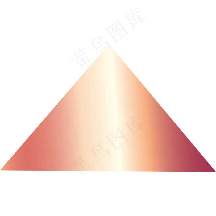 三角形玫瑰金矢量装饰(2000*2000px 300 dpi )ai矢量模版下载