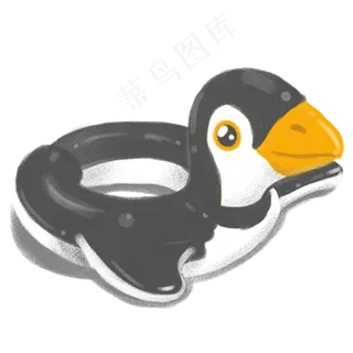 大暑小暑清凉消暑卡通动物泳圈