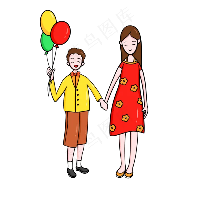 庆祝六一儿童节卡通免扣(2000X2000(DPI:300))psd模版下载