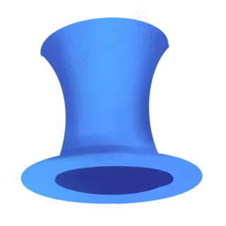 父亲节蓝色的帽子装饰图案