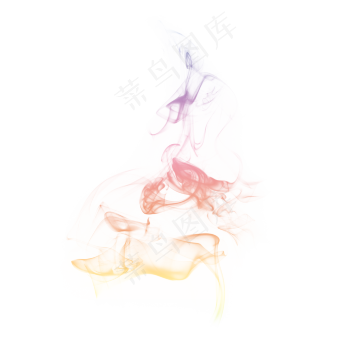 彩色烟雾青烟蒸腾免抠团雾蒸汽(2000*2000px 300 dpi )psd模版下载