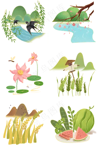 二十四节气动植物