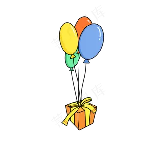 卡通漂浮气球免扣